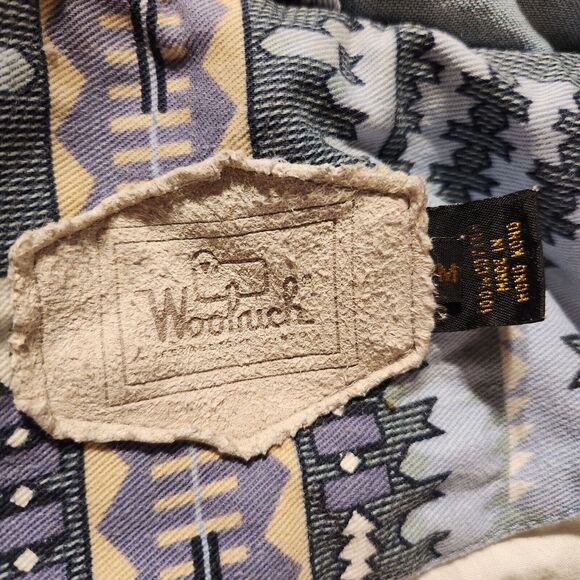 Woolrich Utility Jacket in Gray and Cream Pattern - Picture 7 of 16